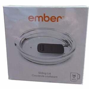 Ember 1st & 2nd Generation 14 oz Mugs Replacement Sliding Lid Clear Splash Proof